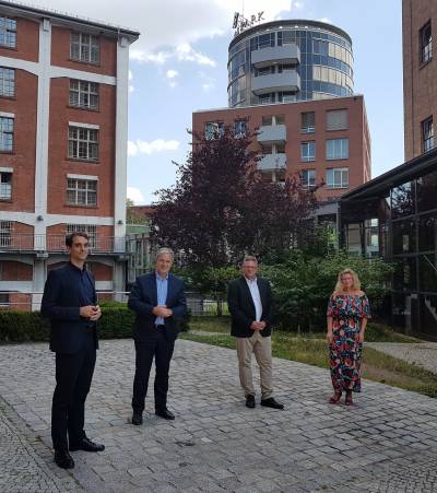 Besuch des Medical Park Humboldtmhle mit Alexander Riehl, Burkard Dregger, Stephan Schmidt und Claudia Skrobek-Angerer