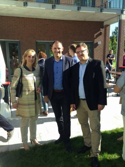 Bei der Erffnung der neuen Heiligensee 