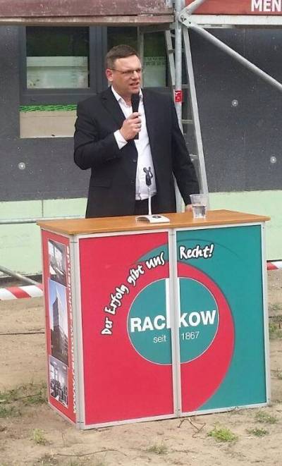 Bei der Erffnung der neuen Kita am Sdfeld in Heiligensee