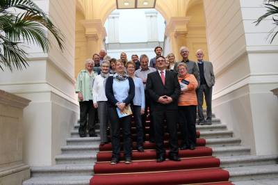 Empfang der Besuchergruppe am 04.05.2017