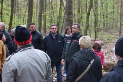 Waldspaziergang mit Revierfrster Frank Mosch am 29.04.2017